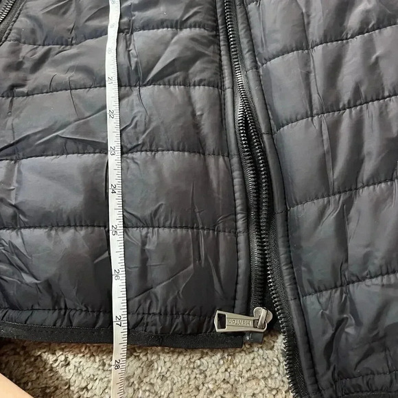 Hanton Men's Polyfill Puffer Jacket Black L Full Zip Pockets Soft Shell Packable - Picture 6 of 12